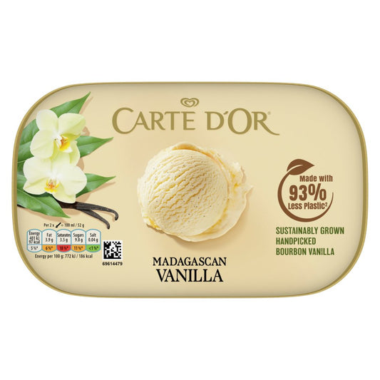 Carte D'or Ice Cream Dessert Madagascan Vanilla 900 ml    900ml × 1