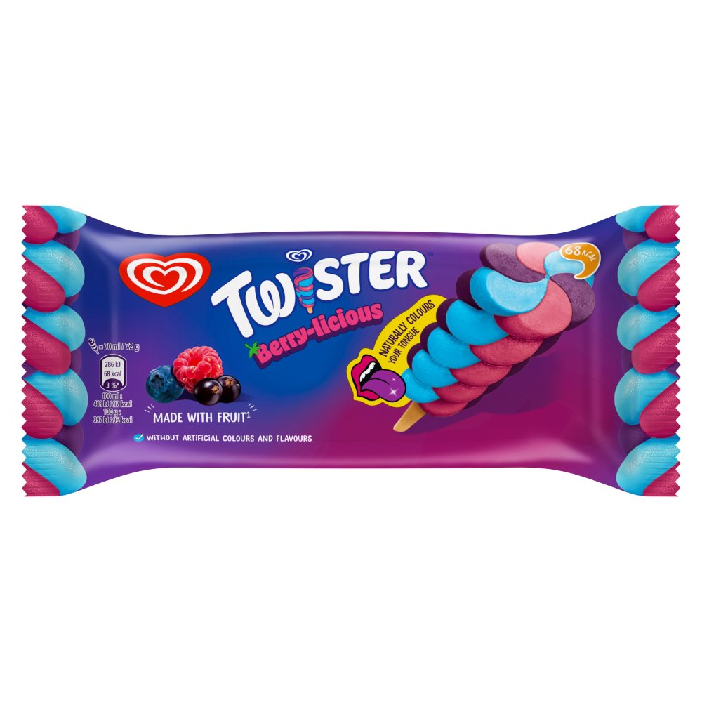 Heartbrand Twister Ice Lolly Berry-licious 70ml    70ml × 35 × 1