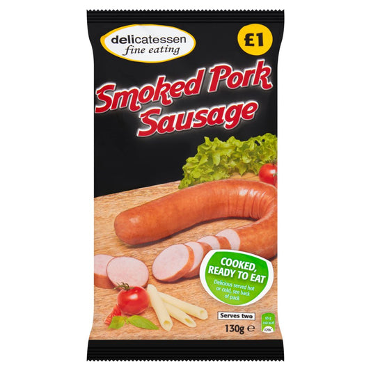 Delicatessen Smoked Pork Sausage 130g   130g × 1