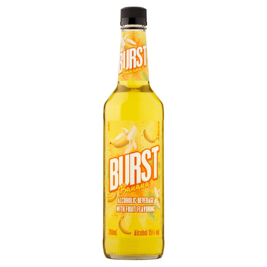 Burst Banana Alcoholic Beverage with Fruit Flavoring 700ml   70Cl × 6