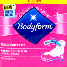 Bodyform Ultra Normal Wing    4x10's