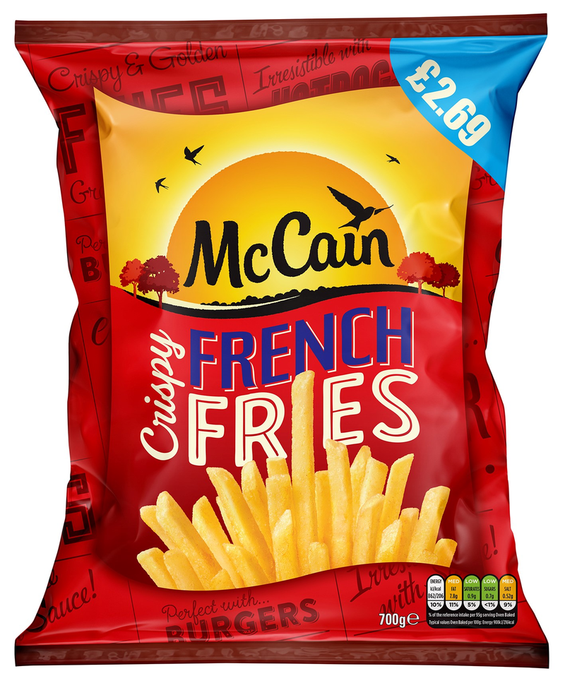 PM 2.69 McCains French Fries CASE 15x700g