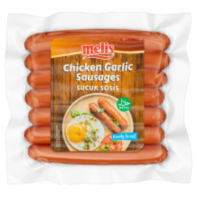 Melis Chicken Garlic Sausages p  1x350g