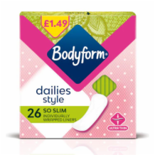 Bodyform So Slim Liner    4x26's