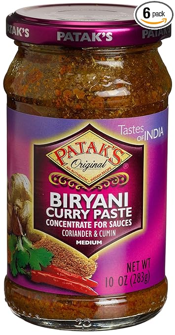 Pataks Curry Paste Biryani  6x283g