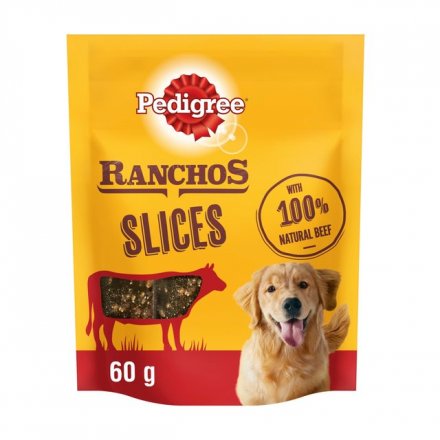 Pedigree Ranchos Slices Beef  8x60g