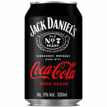 Jack Daniels & Coke Zero  12x330ml