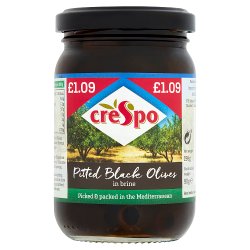 Crespo Black Olives   6x198g