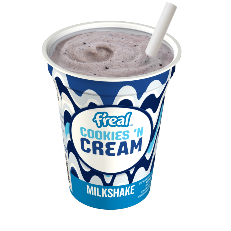 F'Real Cookies 'N' Cream Milkshake Machine use only 12x240g