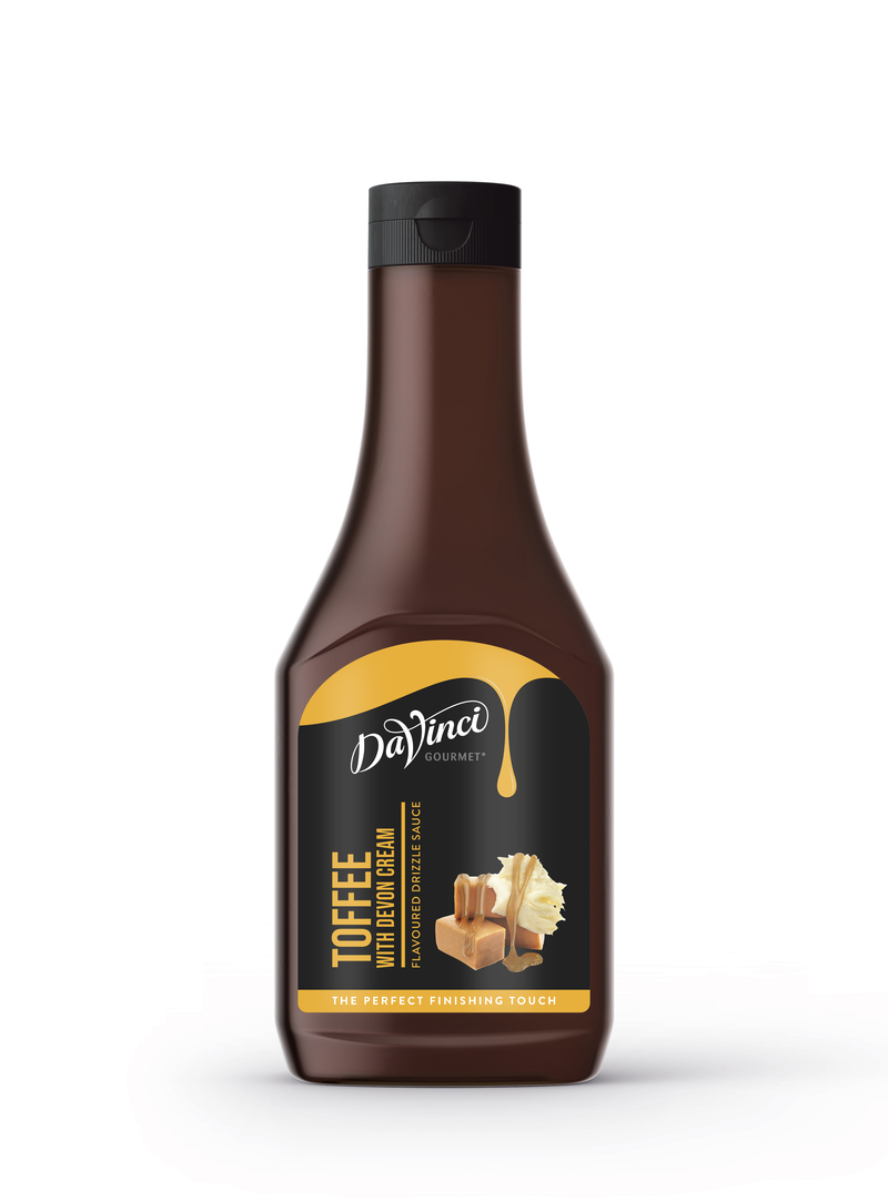 Da Vinci Toffee Drizzle 1x500ml . Packed 12 units to a case.
Unit Weight: 6.55 Kilos.