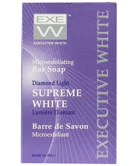 EXECUTIVE WHITE SUPREME LIGHT MICROEXFOLIATING DOUBLE CREAM DIAMOND SOAP 200 g Even Skin Tone Asetena Pa 