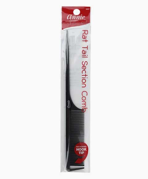 ANNIE RAT TAIL SECTION COMB 97 Hair Brushes and Combs Asetena Pa 