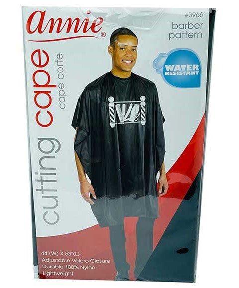 ANNIE CUTTING CAPE 3966 44 X 53 Color Black Salon Accessories Asetena Pa 
