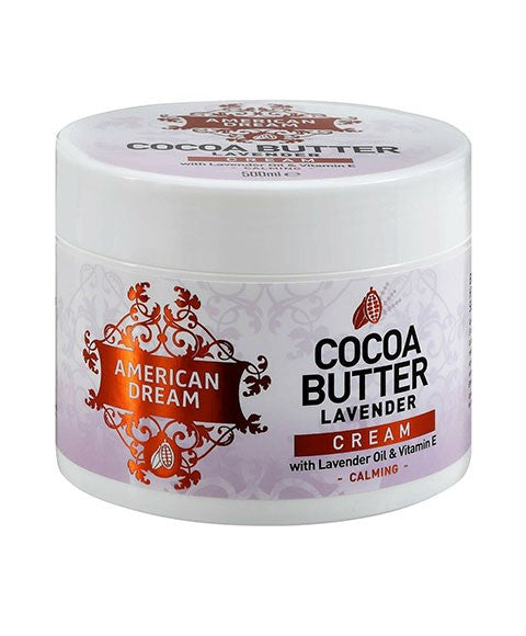 AMERICAN DREAM COCOA BUTTER CREAM WITH LAVENDER 500 ml Skin Moisturizing Asetena Pa 