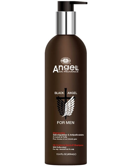 BLACK ANGEL FOR MEN OIL CONTROL AND DANDRUFF SHAMPOO 400 ml Shampoo Asetena Pa 