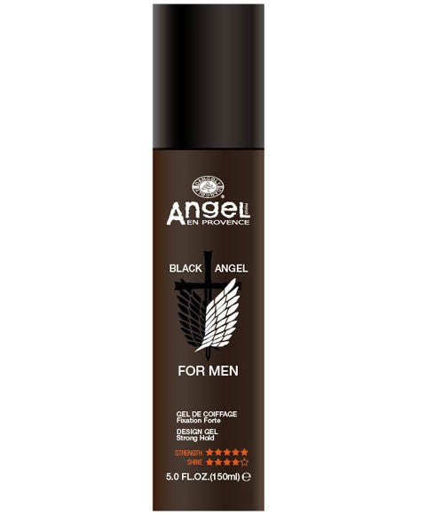 BLACK ANGEL FOR MEN STRONG HOLD DESIGN GEL 150 ml Hair Styling Asetena Pa 