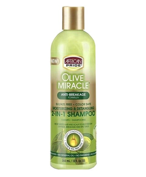 OLIVE MIRACLE ANTI BREAKAGE 2 IN 1 SHAMPOO AND CONDITIONER 355 ml (Pack of 6) Shampoo Asetena Pa 