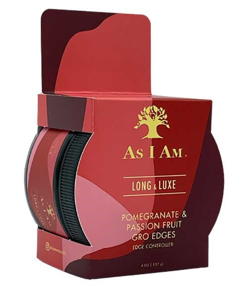 AS I AM LONG AND LUXE POMEGRANATE PASSION FRUIT GRO EDGES CONTROLLER 137 g Hair Styling Asetena Pa 