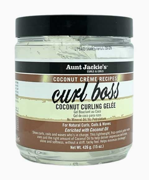 AUNT JACKIES CURL BOSS COCONUT CURLING GELEE 426 g Hair Styling Asetena Pa 
