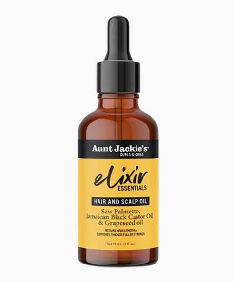 ELIXIR HAIR AND SCALP OIL WITH SAW PALMETTO JAMAICAN BLACK CASTOR GRAPESEED OIL 59 ml Treatments Asetena Pa 