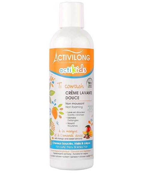 ACTI KIDS NON FOAMING COWASH WITH MANGO AND SWEET ALMOND 240 ml Shampoo Asetena Pa 