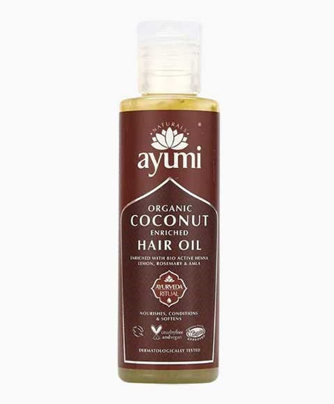AYUMI NATURALS ORGANIC COCONUT HAIR OIL 150 ml Sprays, Serums and Oils Asetena Pa 