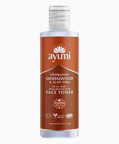 AYUMI HYDRATING SANDALWOOD AND ALOE VERA FACE TONER 150 ml Skin Wash Asetena Pa 