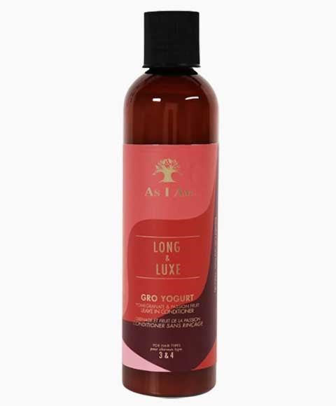 AS I AM LONG AND LUXE GRO YOGURT LEAVE IN CONDITIONER 237 ml Conditioner Asetena Pa 