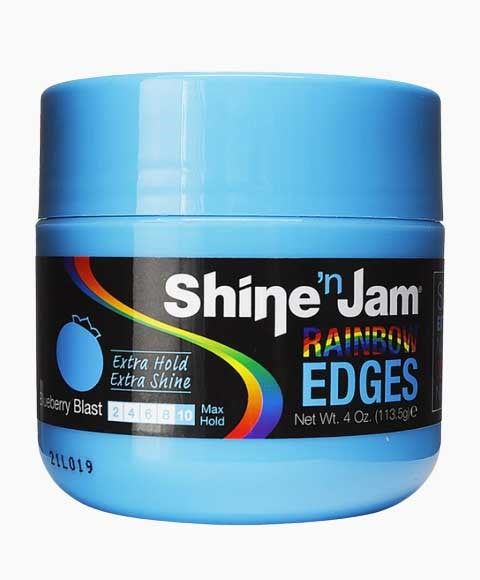 SHINE N JAM RAINBOW EDGES BLUEBERRY BLAST 113.5 g Hair Styling Asetena Pa 