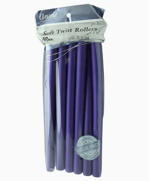 SOFT TWIST ROLLERS PURPLE 1264 Dia 3/4 Salon Accessories Asetena Pa 