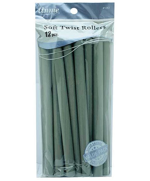 SOFT TWIST ROLLERS GREY 1263 Dia 11/16 Salon Accessories Asetena Pa 
