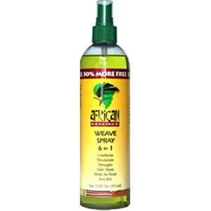 AFRICAN ESSENCE WEAVE SPRAY 6 IN 1 355 ml Sprays, Serums and Oils Asetena Pa 