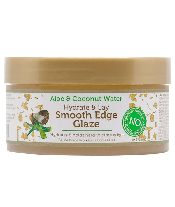 ALOE COCONUT WATER HYDRATE AND LAY SMOOTH EDGE GLAZE 170 g Hair Styling Asetena Pa 