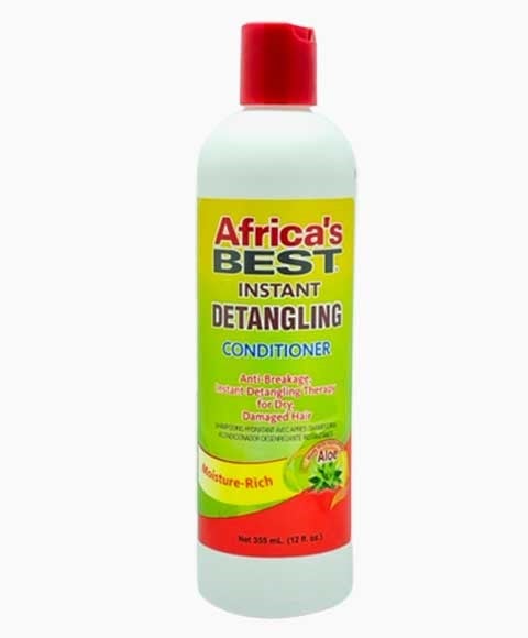 AFRICAS BEST INSTANT DETANGLING CONDITIONER 356 ml (Pack of 6) Conditioner Asetena Pa 
