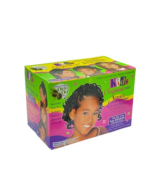 KIDS ORGANICS CONDITIONING RELAXER SYSTEM 1 Application Color Super Relaxer n Texturizer Asetena Pa 