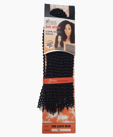 AFTRESS BULK ULTIMO CORK SCREW BRAID  Color 4 Hair for Braid Extensions Asetena Pa 