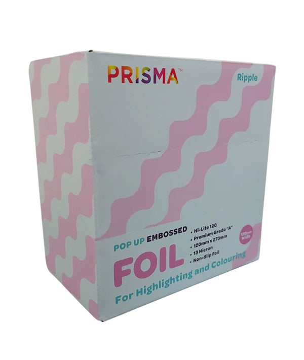 PRISMA RIPPLE POP UP EMBOSSED FOIL 120 mm x 273 mm Hair Color Asetena Pa 