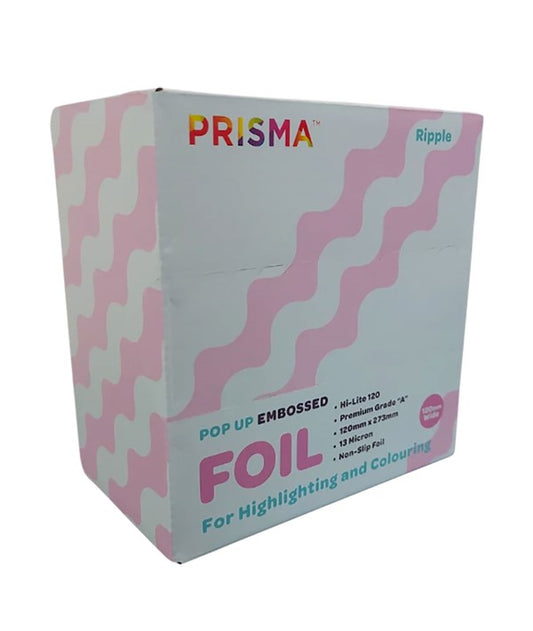 PRISMA RIPPLE POP UP EMBOSSED FOIL 120 mm x 273 mm Hair Color Asetena Pa 