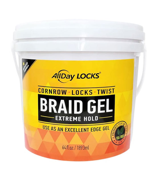 ALLDAY LOCKS TWIST EXTREME HOLD BRAID EDGE GEL 1893 ml Hair Styling Asetena Pa 