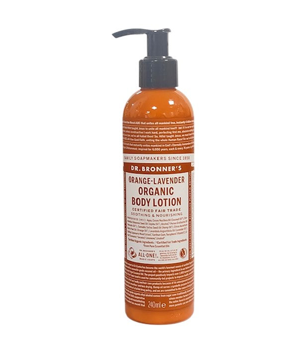 ALL ONE ORANGE LAVENDER ORGANIC BODY LOTIONS 240 ml Skin Moisturizing Asetena Pa 