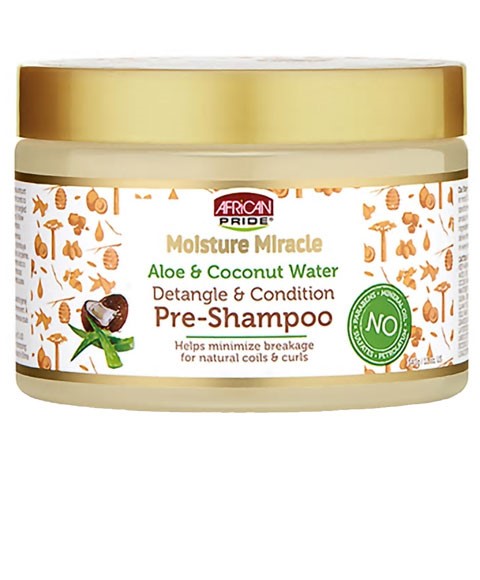 MOISTURE MIRACLE ALOE COCONUT WATER PRE SHAMPOO 340 g Shampoo Asetena Pa 