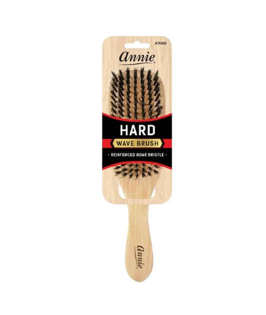 ANNIE NATURAL BOAR BRISTLE HARD WAVE BRUSH 2060 Hair Brushes and Combs Asetena Pa 