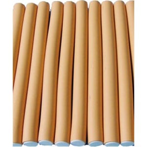 SOFT TWIST ROLLERS YELLOW Dia 3/8 1200S Salon Accessories Asetena Pa 