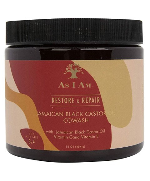AS I AM RESTORE AND REPAIR JBCO CO WASH 454 g Vegan Haircare Asetena Pa 