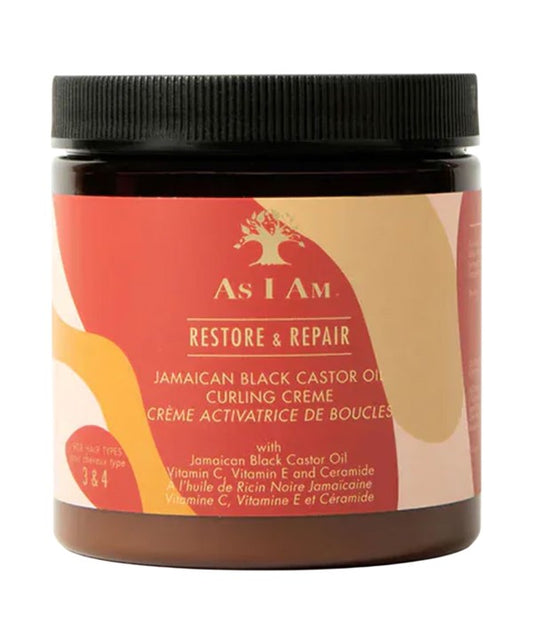 AS I AM RESTORE AND REPAIR JBCO CURLING CREME 227 g Vegan Haircare Asetena Pa 