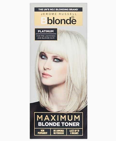 JEROME RUSSELL BBLONDE MAXIMUM BLONDE TONER 75 ml Color Platinum Hair Color Asetena Pa 