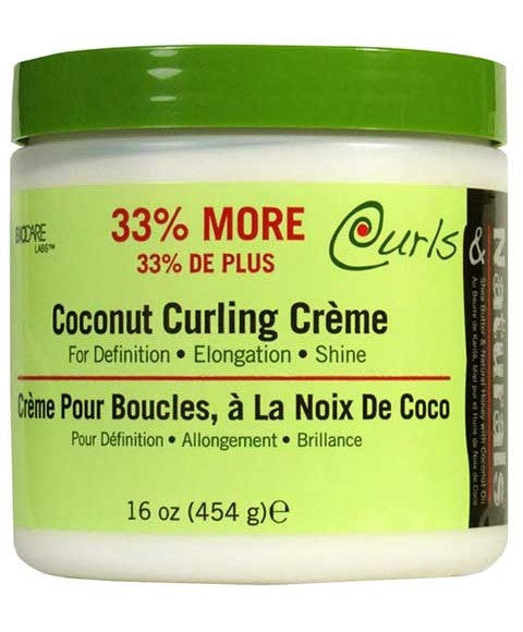 CURLS COCONUT CURLING CREME 454 g Hair Styling Asetena Pa 