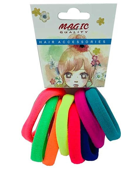MAGIC QUALITY HAIR ELASTIC BANDS ASSORTED TP15C  Color mixed Kids Hair Accessories Asetena Pa 