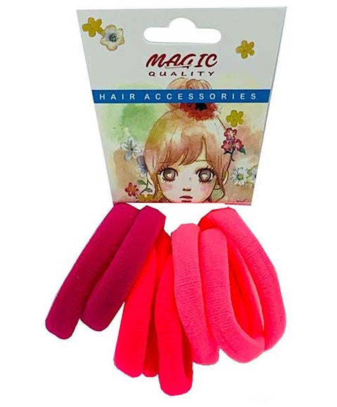 MAGIC QUALITY ELASTIC HAIR BANDS ASSORTED TP15PINK  Color Pink Mix Kids Hair Accessories Asetena Pa 