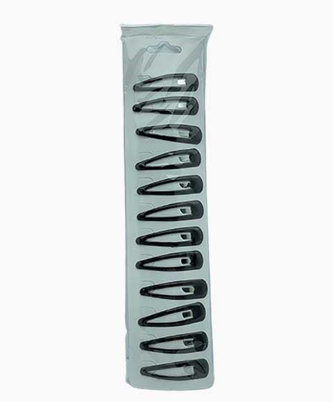 PLASTIC SNAP HAIR CLIPS RS69BK  Color Black Kids Hair Accessories Asetena Pa 